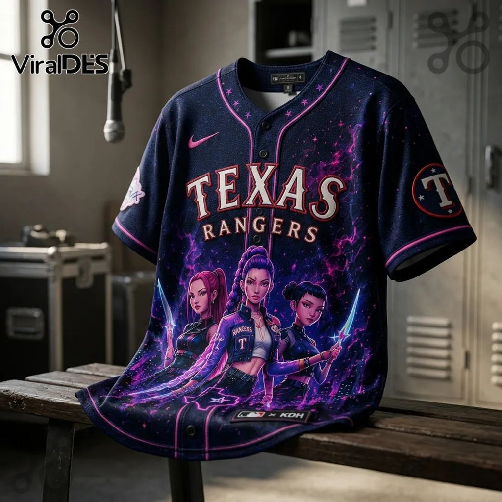 MLB x KPop Demon Hunters Texas Rangers 2026 Edition Jersey