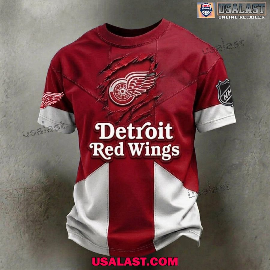 Detroit Red Wings Summer 2026 All Over Printed Shirt