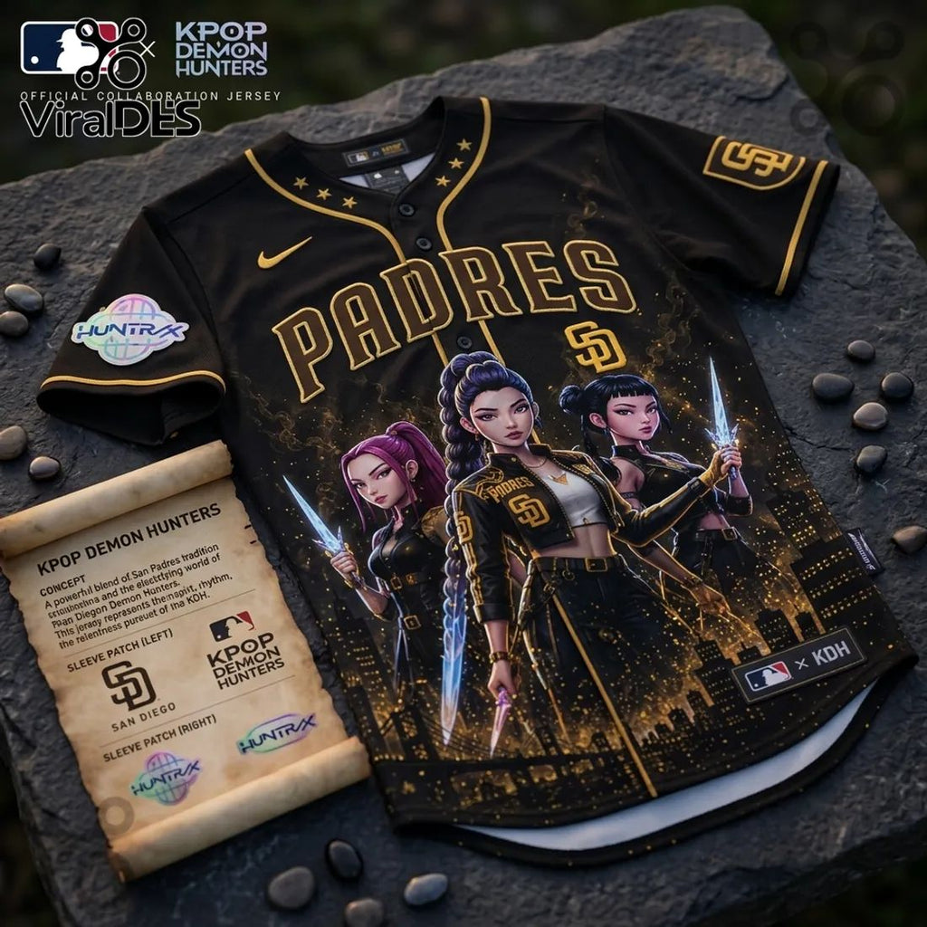 MLB x KPop Demon Hunters San Diego Padres 2026 Jersey
