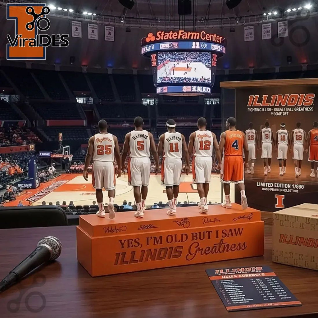 Illinois Fighting Illini Basketball Greatness Limited Edition Figure Set