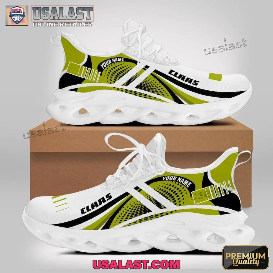 Claas Tractor Personalized Max Soul Shoes