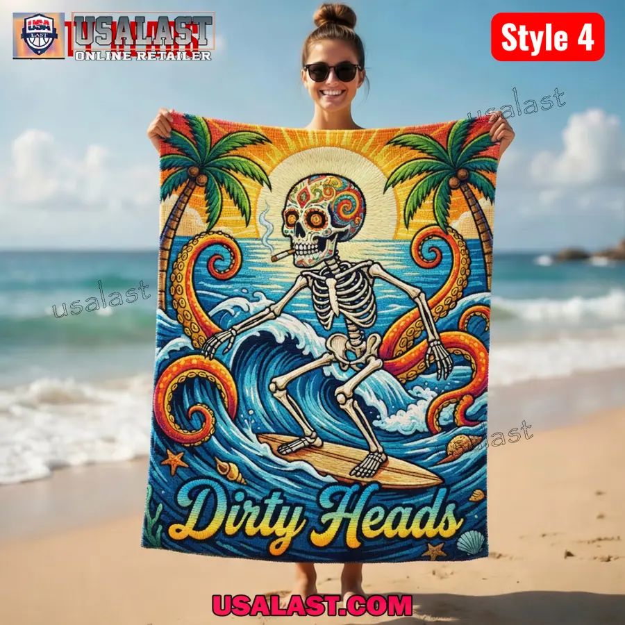 Dirty Heads Premium Beach Towel