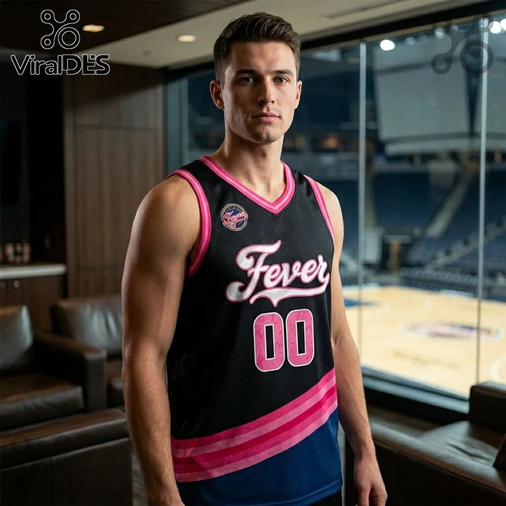 Indiana Fever x Rock The Pink 2026 Limited Edition Jersey Tank Top
