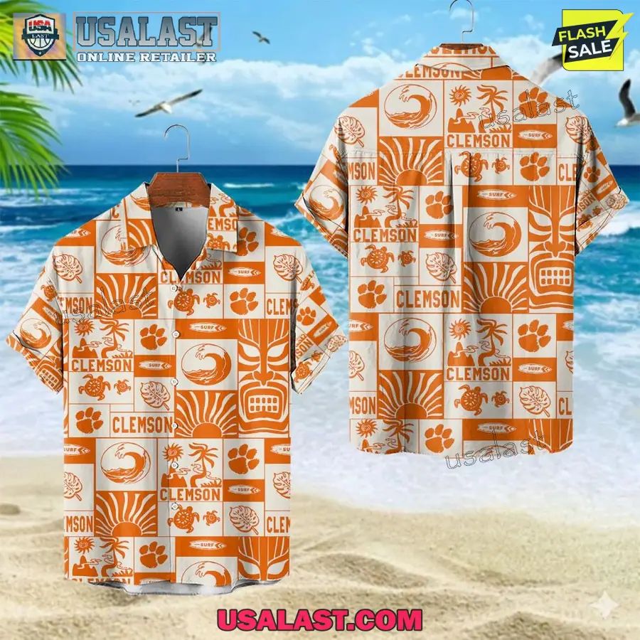 Clemson Tigers Button Hawaiian Shirt 2026