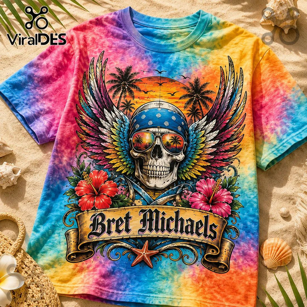 Bret Michaels Good Days Summer Vibes Tropical 2026 T-Shirt