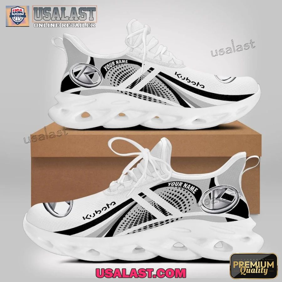 Kubota Tractor Personalized Max Soul Shoes