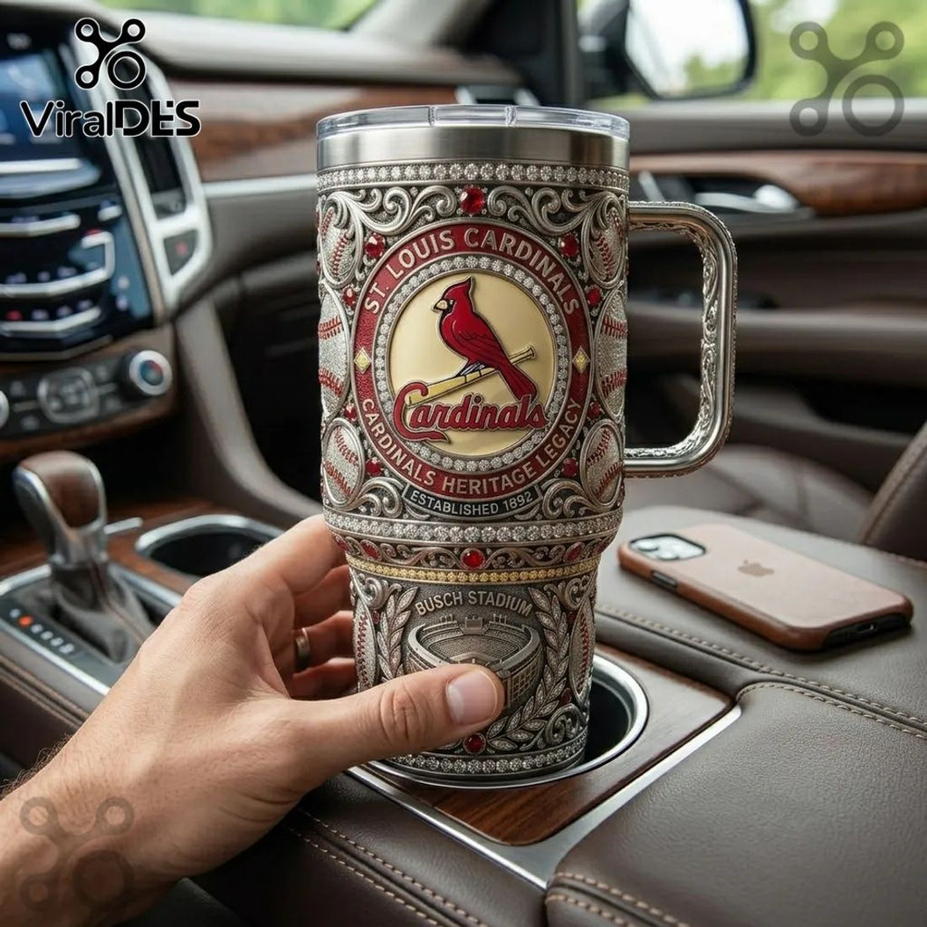 St. Louis Cardinals Luxury Engraved 40oz Tumbler