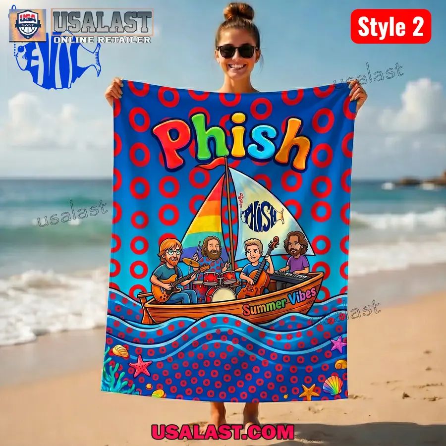 Phish Band Summer Vibes Beach Towel