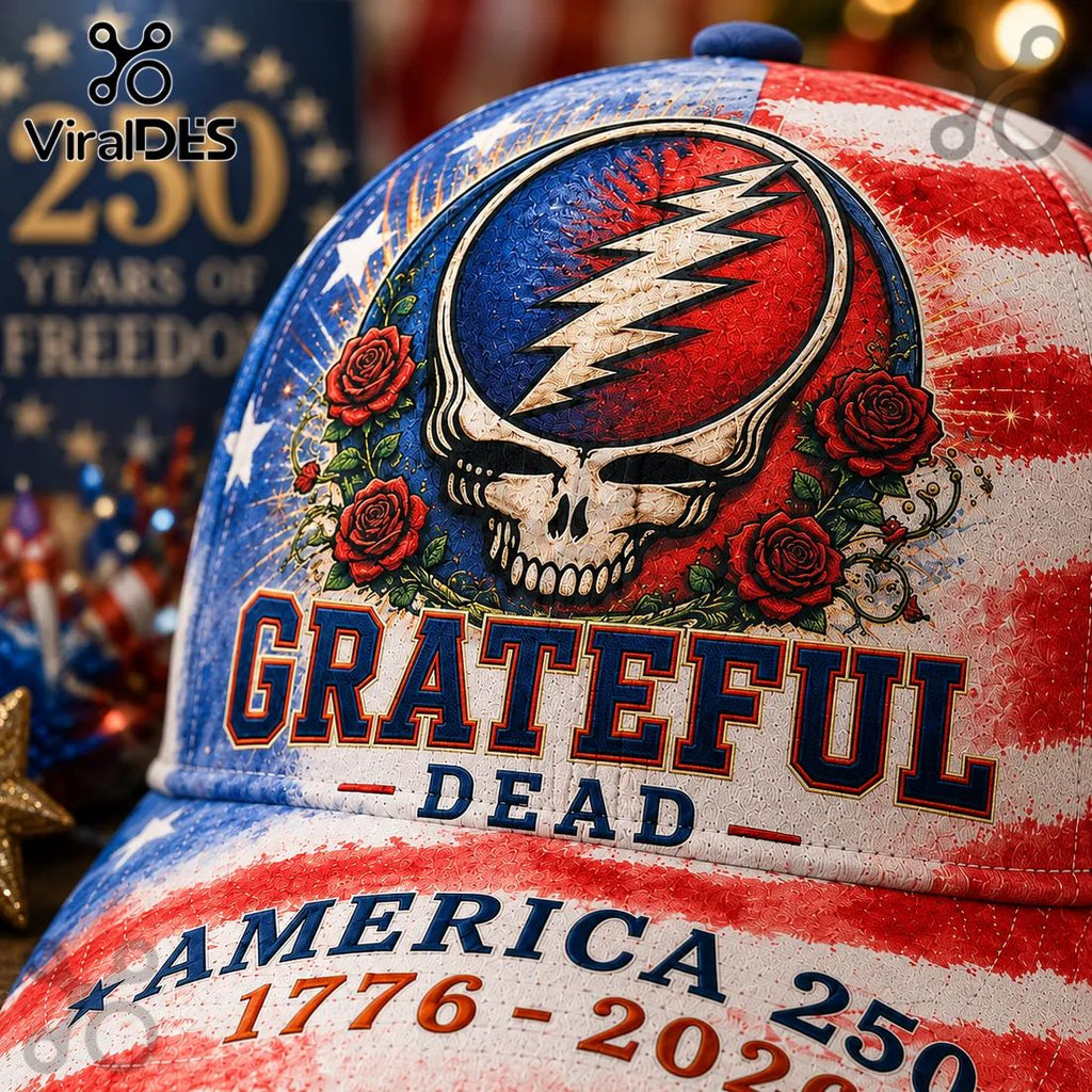 Grateful Dead USA 250 Years Of Freedom Patriotic Collectible Classic Cap