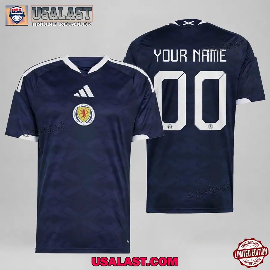 Personalized Scotland Home Kit World Cup 2026 Jersey Shirt