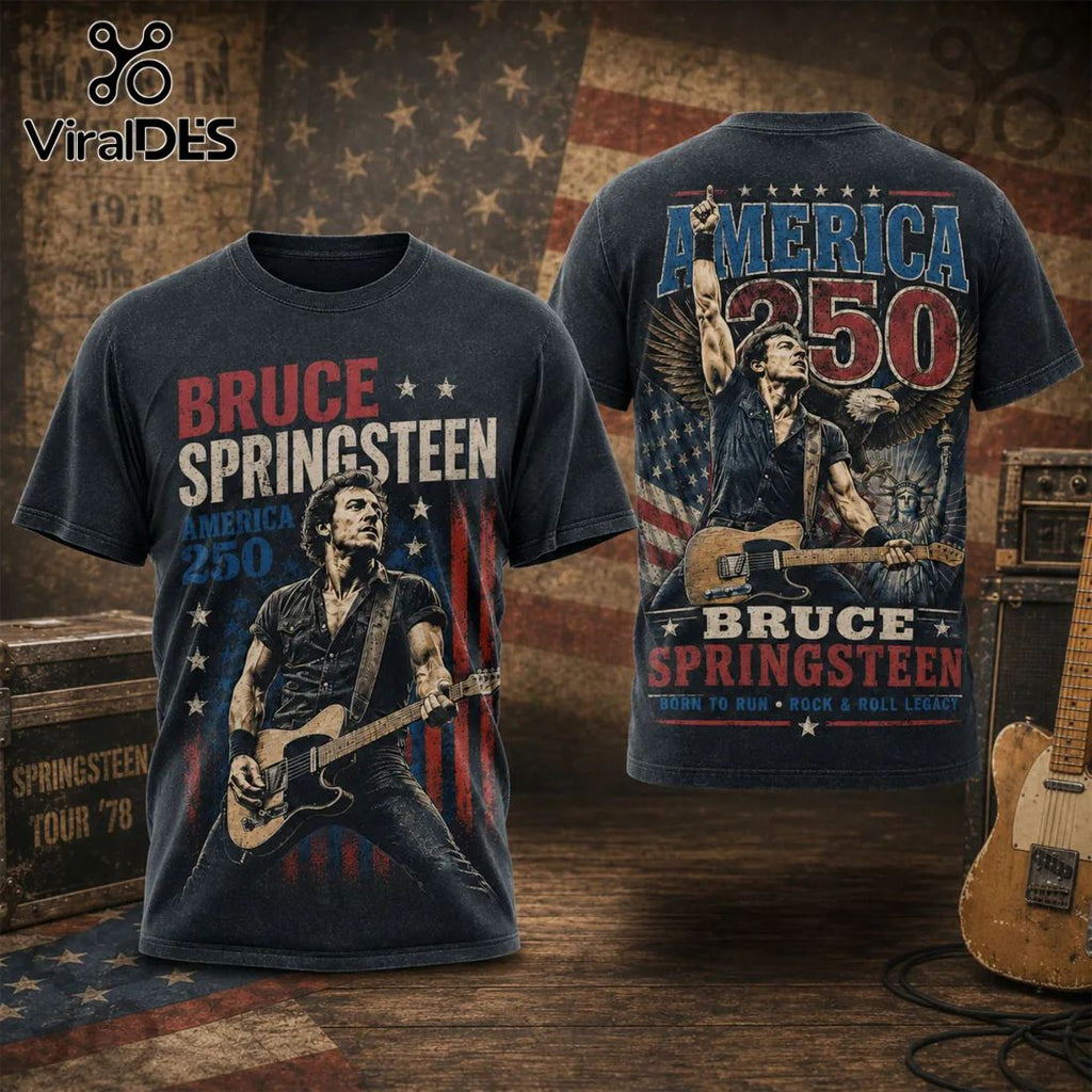 Bruce Springsteen 1978 Tour Anniversary America 250 T-shirt