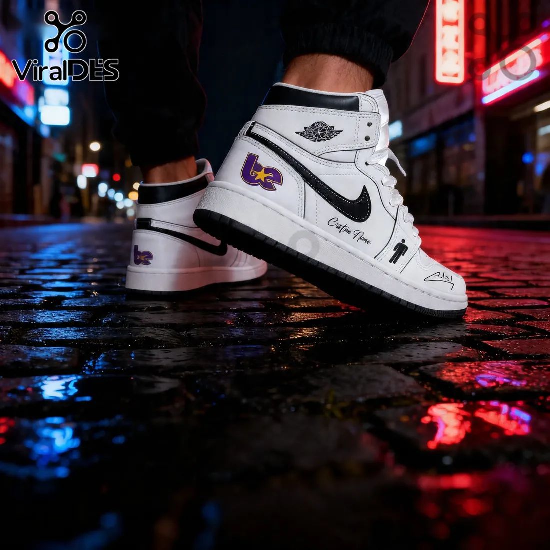 Billie Eilish Hit Me Hard and Soft Tour Custom High-Top Sneakers