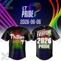 Philadelphia Phillies 2026 Black Rainbow Pride 2026 Baseball Jersey