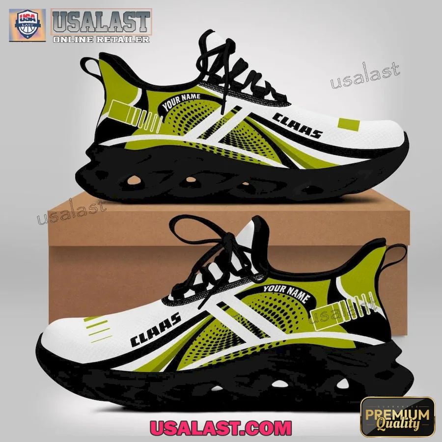 Claas Tractor Personalized Max Soul Shoes