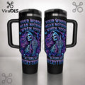 Your Words Mean Nothing Skull Middle Finger Sassy 40oz Tumbler