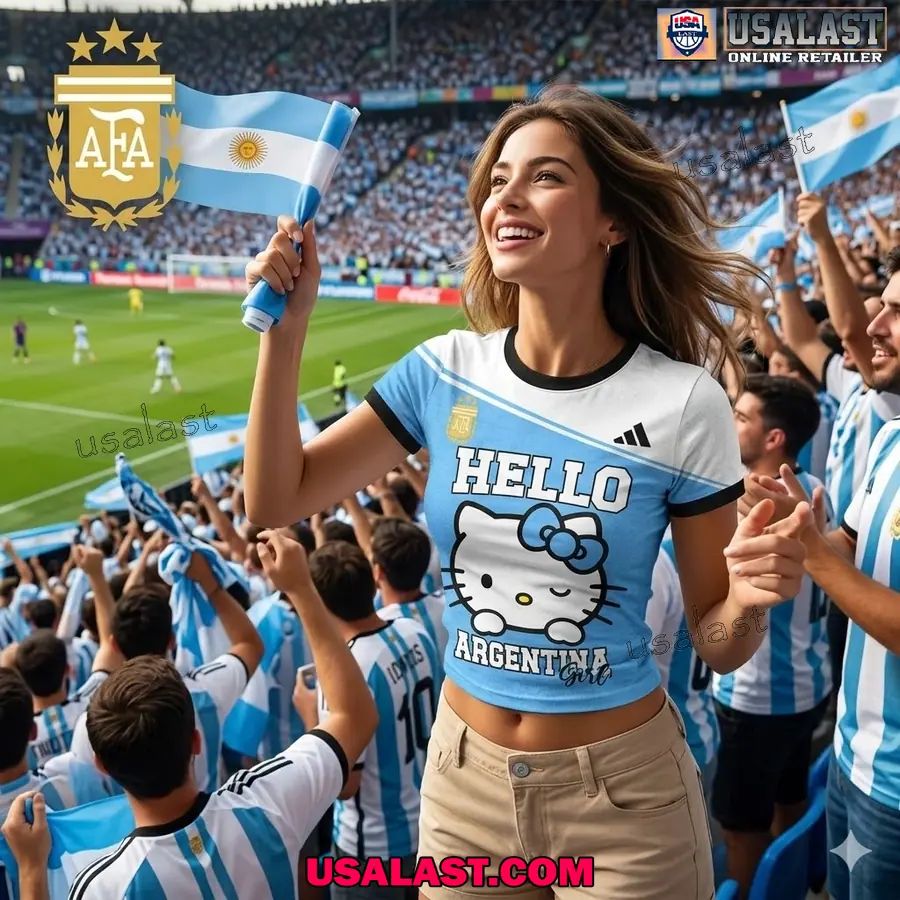 Personalized Argentina World Cup 2026 Women Baby Tee