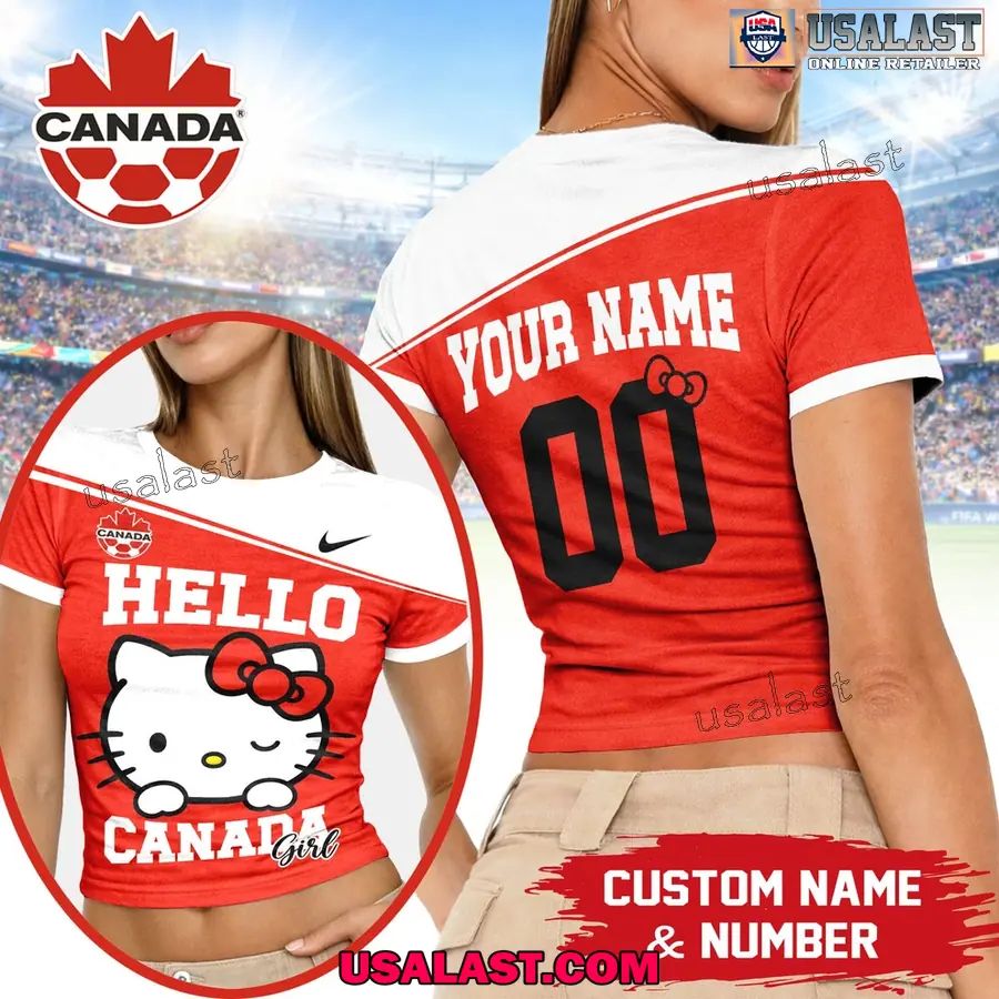 Personalized Canada World Cup 2026 Women Baby Tee