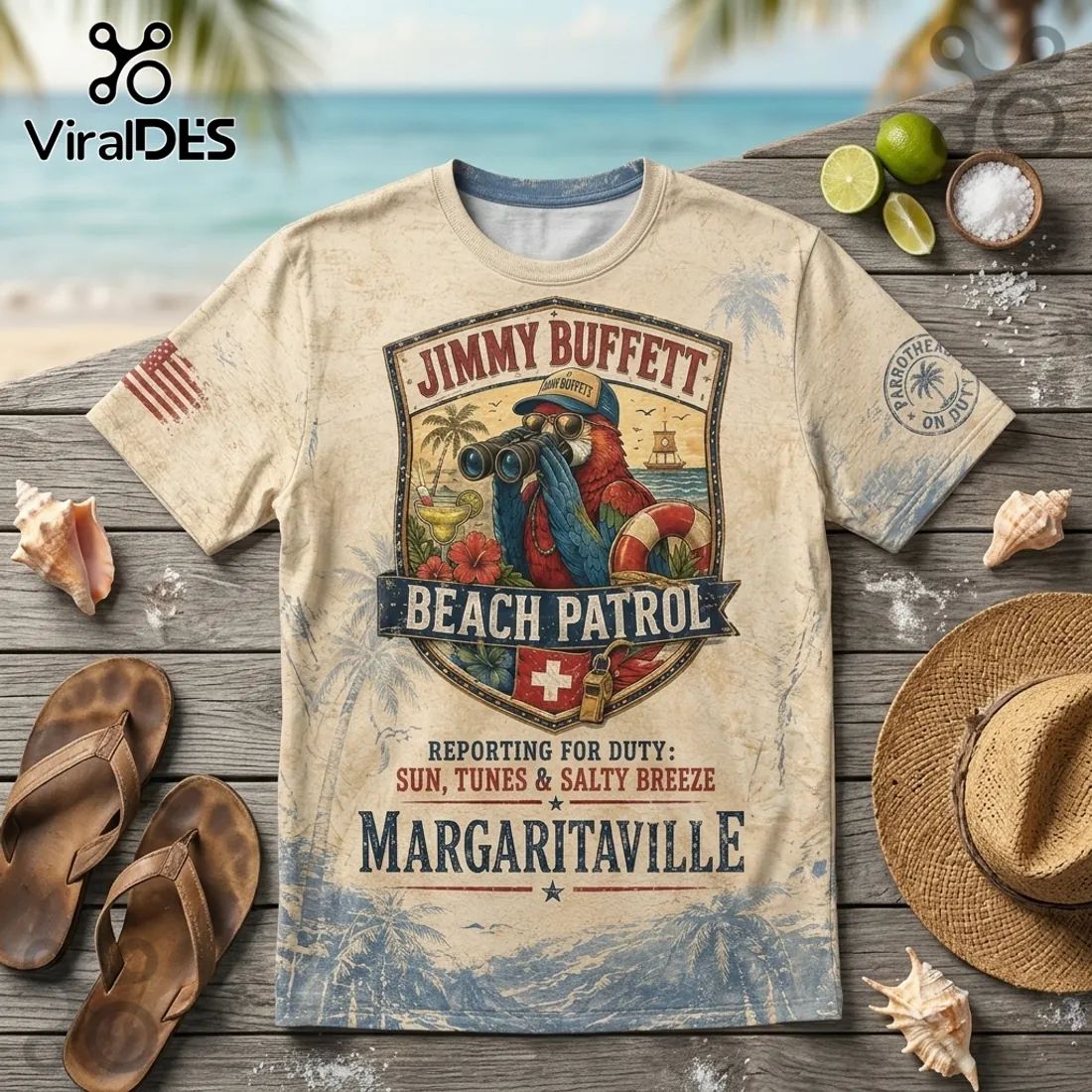 Jimmy Buffett Margaritaville Beach Patrol T-Shirt