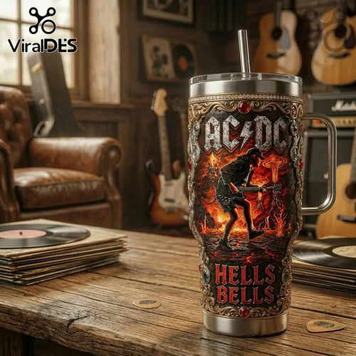 AC/DC Hells Bells Angus Young Limited Edition 40oz Stainless Steel Tumbler