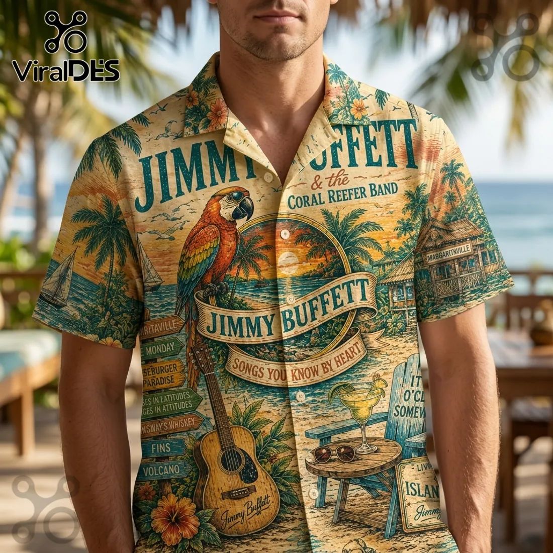 Jimmy Buffett Songs You Know By Heart Tropical Paradise Shirt