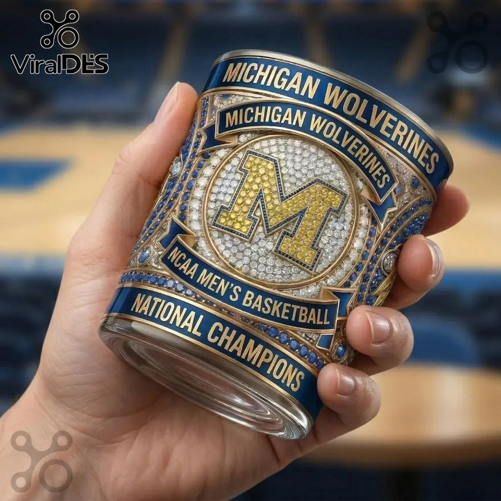 Michigan Wolverines 2026 Championship Edition Drinking Glass
