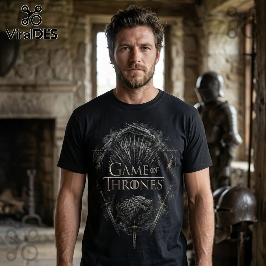 Game of Thrones Winter Is Coming Iron Throne T-shirt