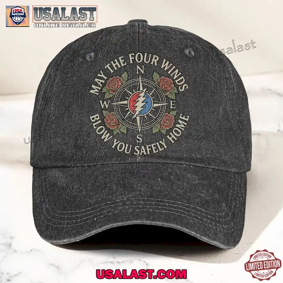 Grateful Dead May The Four Winds Blow You Safely Home Vintage Classic Cap