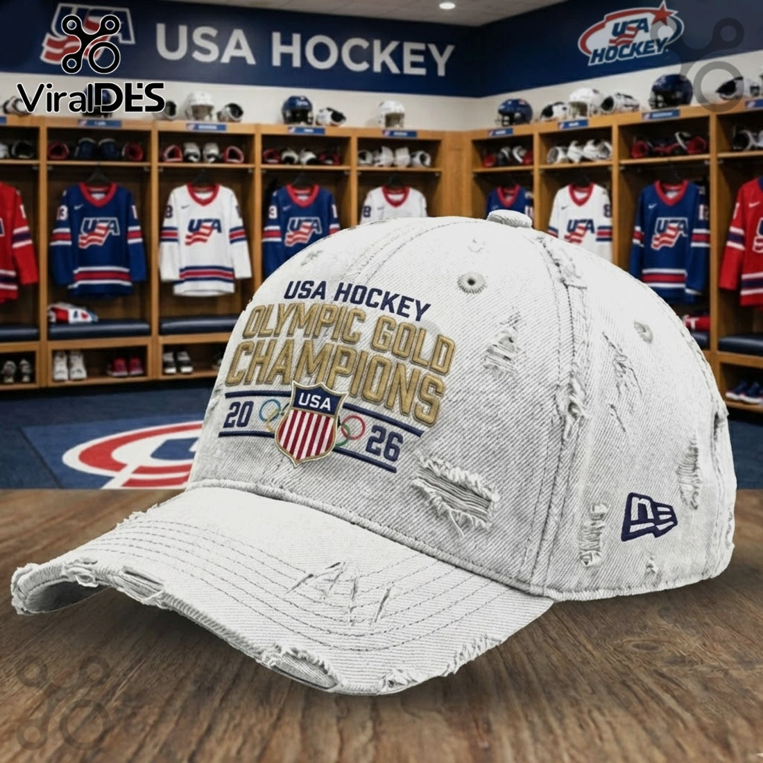 USA Hockey Olympic Gold Champions 2026 Classic Cap