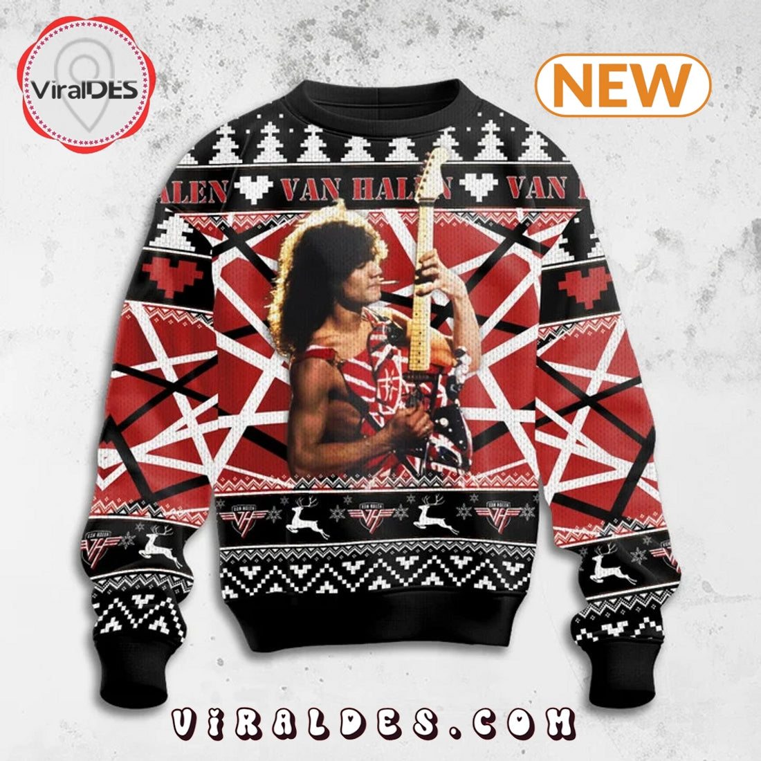 Van Halen Band 2024 Christmas Ugly Sweater