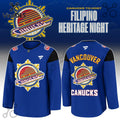 Vancouver Canucks Filipino Heritage 2026 Hockey Jersey