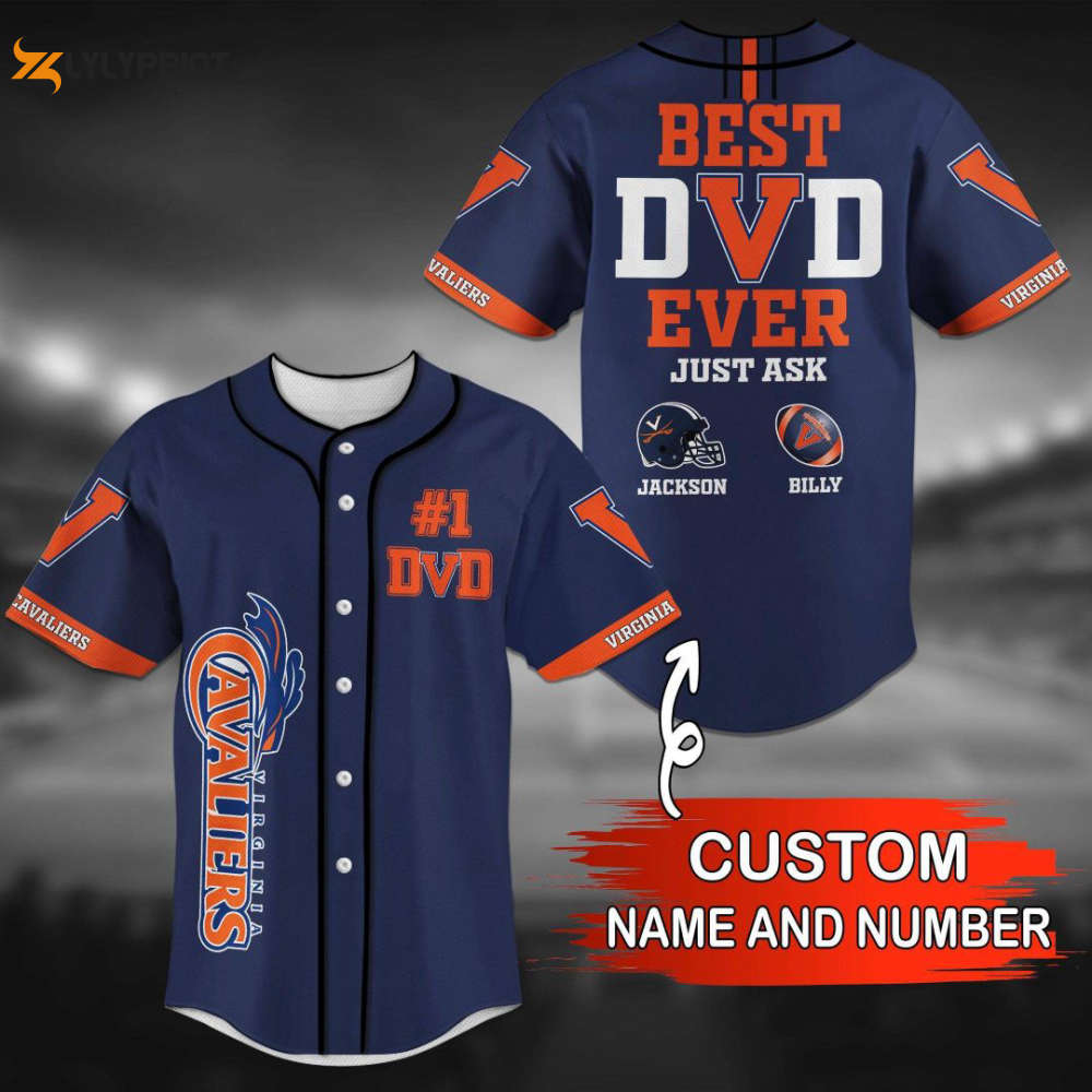 Custom Virginia Cavaliers Baseball Jersey - Personalized - lylyprint.com T-Shirts, Hoodie, Sweatshirt (Image 1)