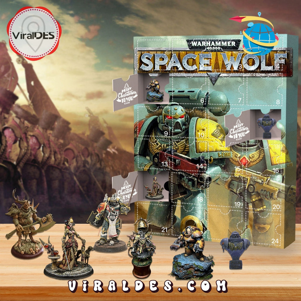 Warhammer 40K Space Wolf 2025 Advent Calendar