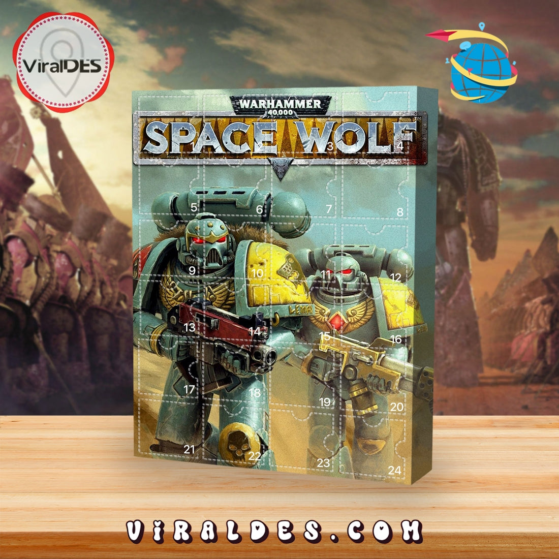Warhammer 40K Space Wolf 2025 Advent Calendar