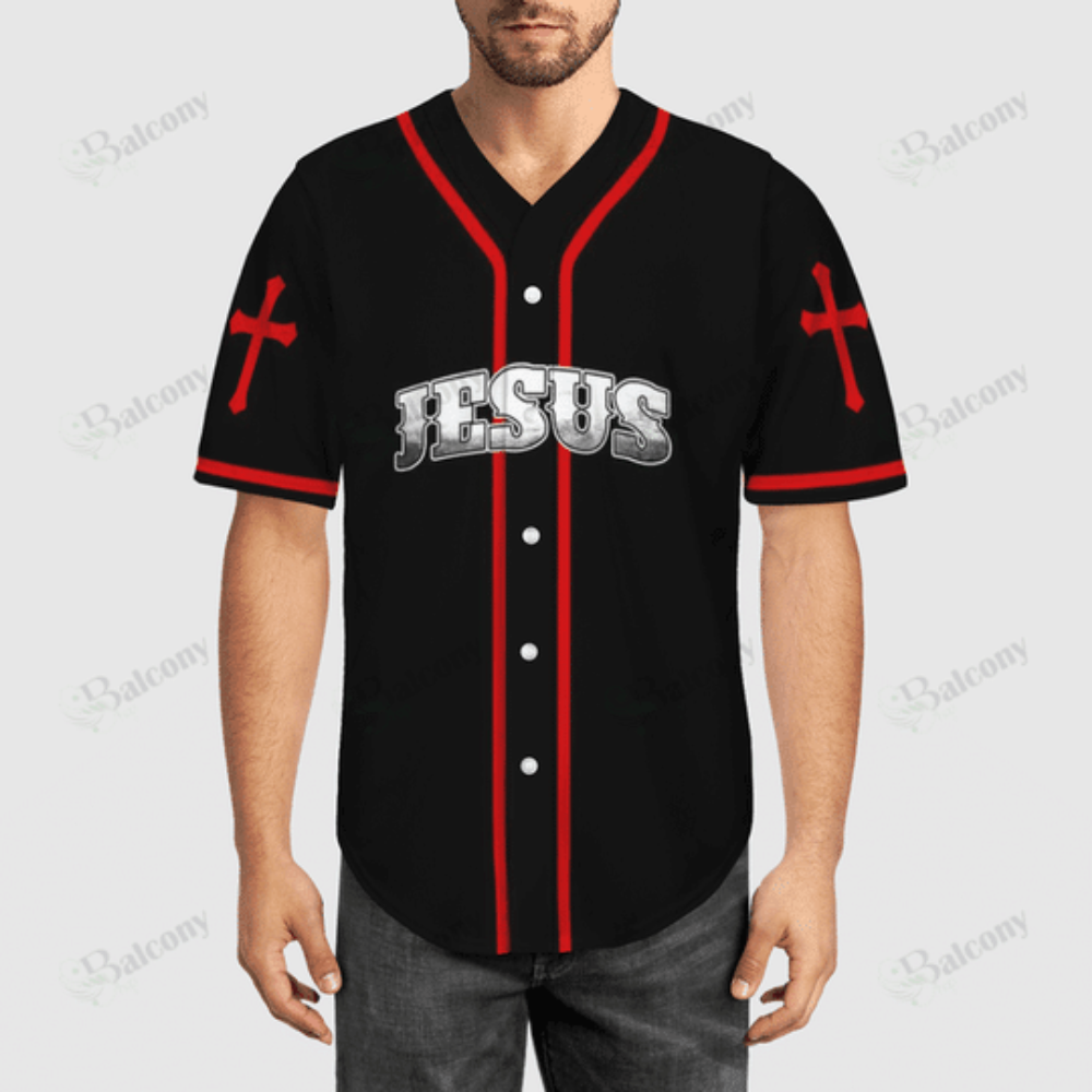 Warrior Jesus is my everything Baseball Jersey | Colorful | Adult Unisex | S – 5XL Full Size