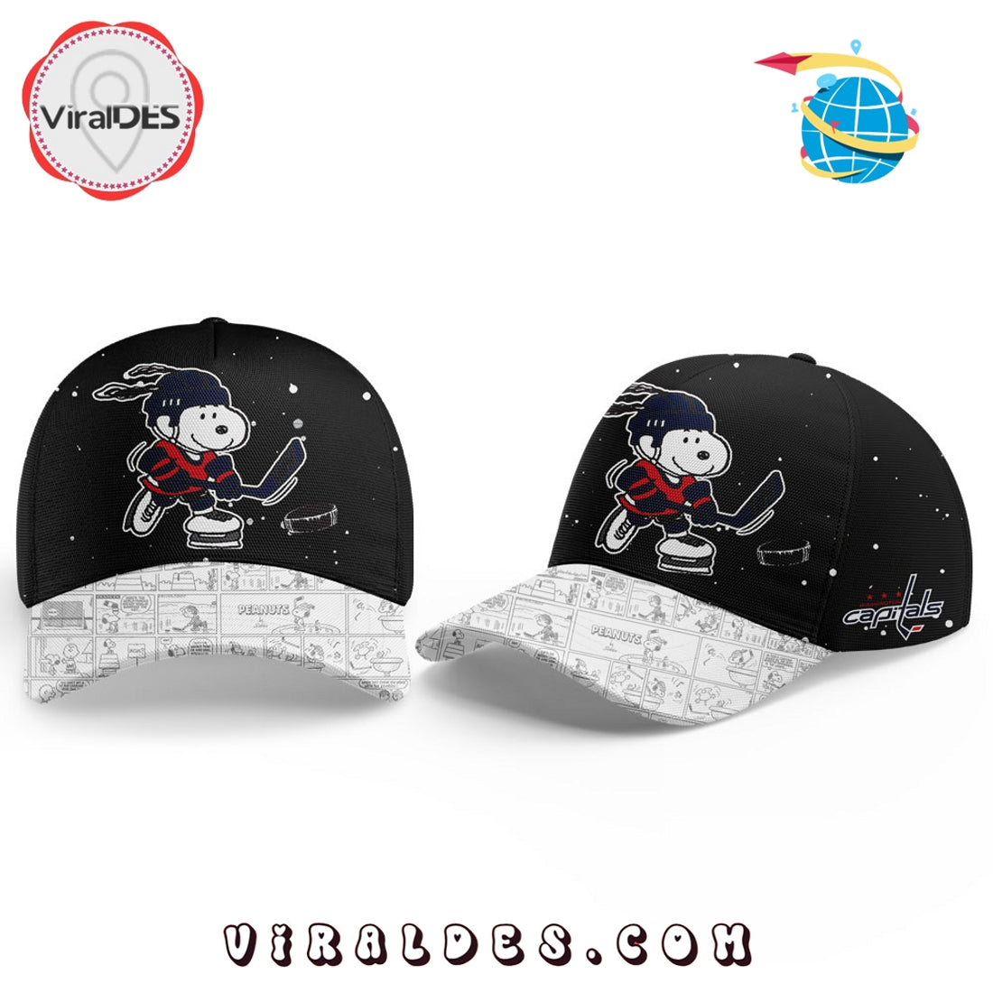 Washington Capitals 75th Anniversary of Peanuts Cap