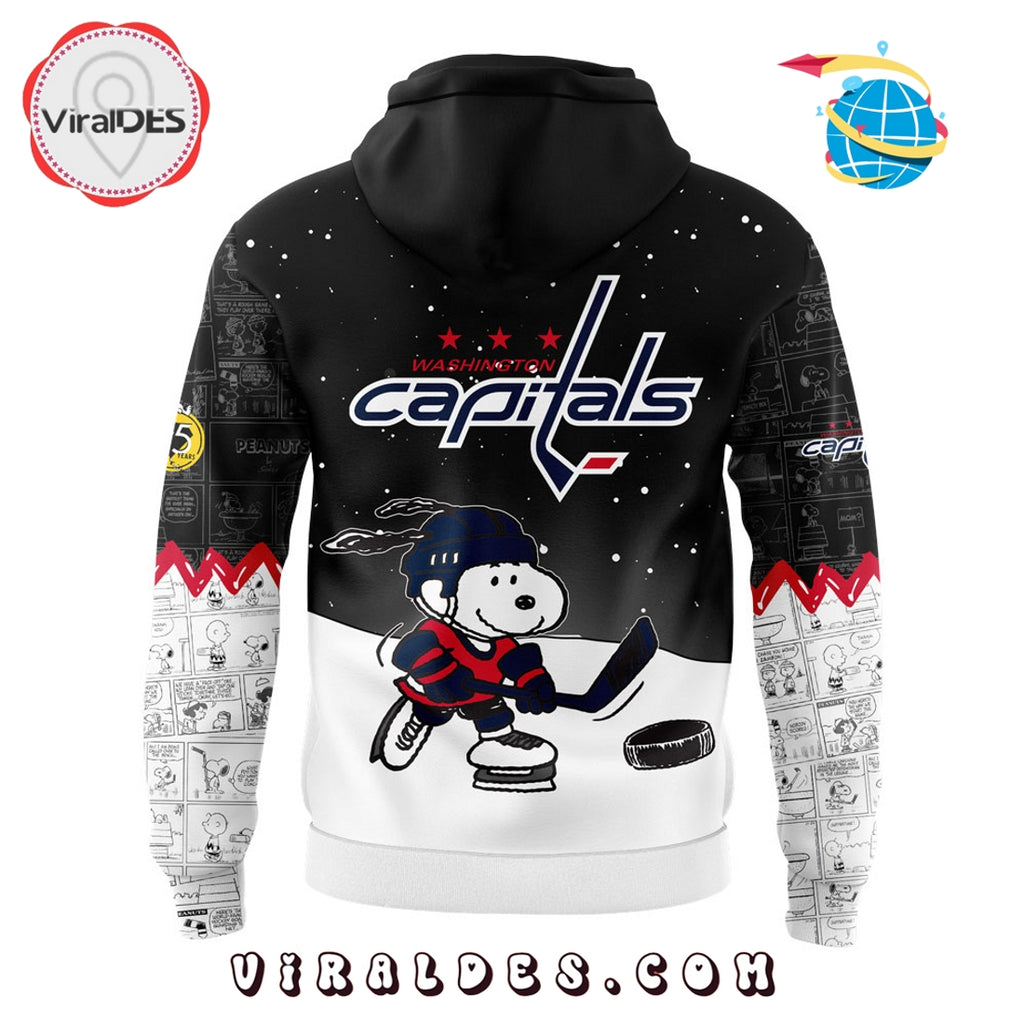 Washington Capitals 75th Anniversary of Peanuts Hoodie
