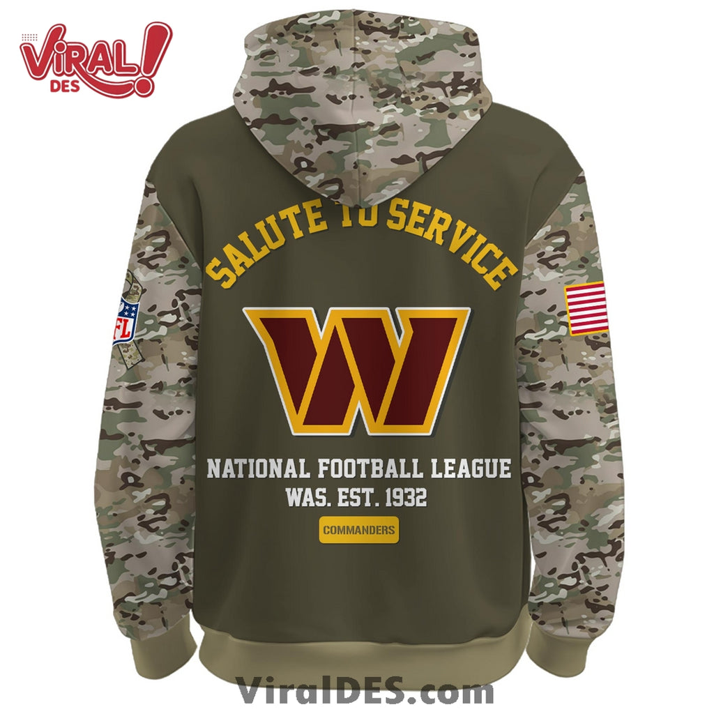Washington Commanders 2025 Salute to Service Hoodie, Long Pants