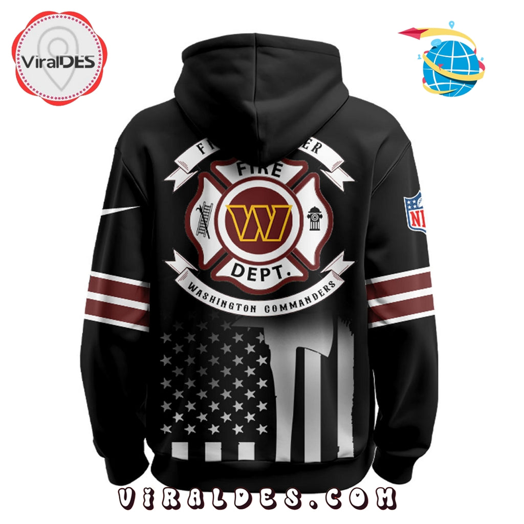 Washington Commanders x Firefighter Appreciation Night Game Hoodie 2025