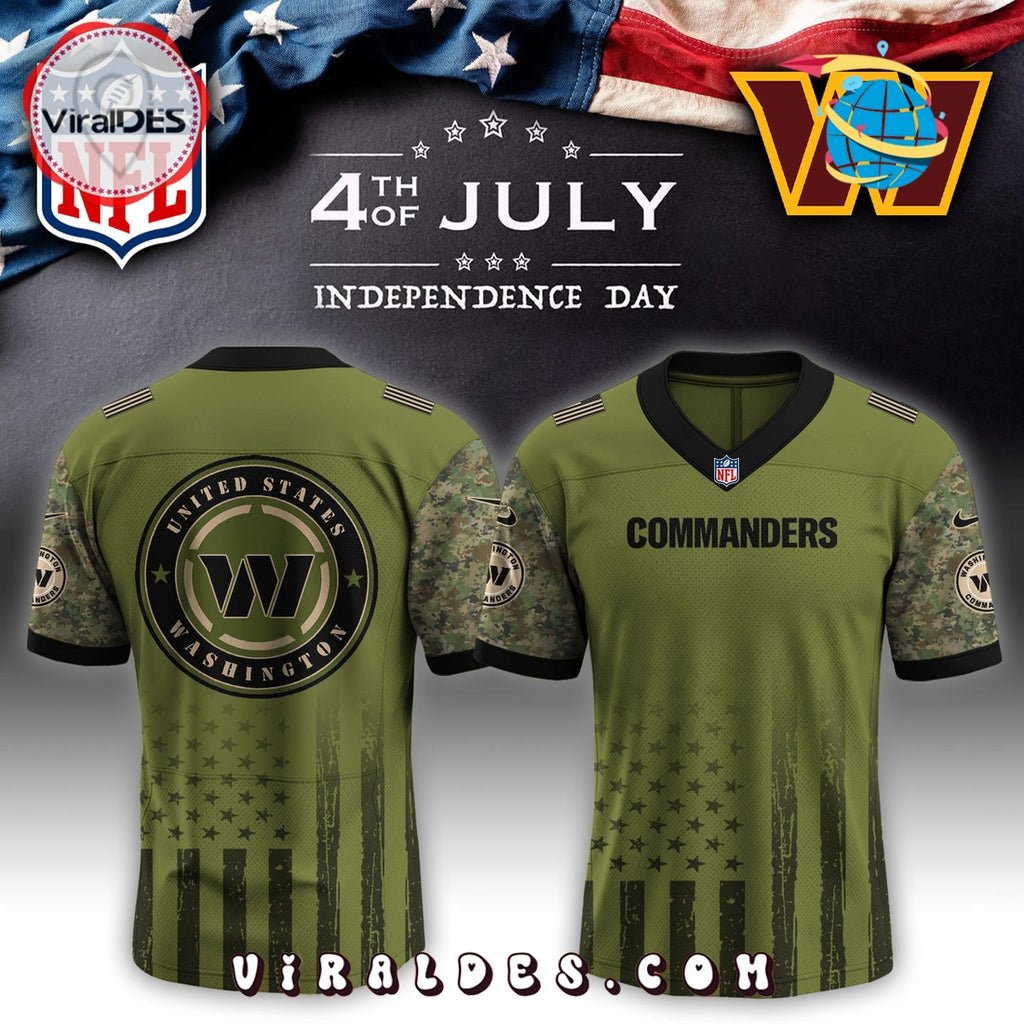 Washington Commanders x Independence Day 2025 Baseball Jersey