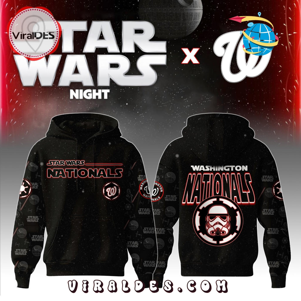 Washington Nationals MLB x Star War Night Hoodie, Jogger, Cap