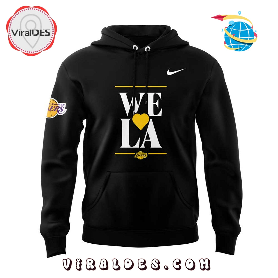 We Love LA – Los Angeles Lakers Luka Doncic Hoodie
