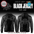 Wests Tigers Back In Black Old Logo Hoodie 2025