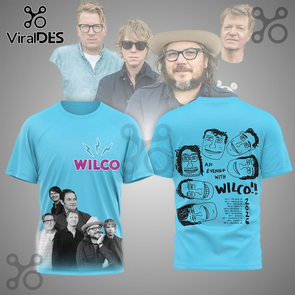 Wilco Rock Band Limited Edition 3D T-Shirt