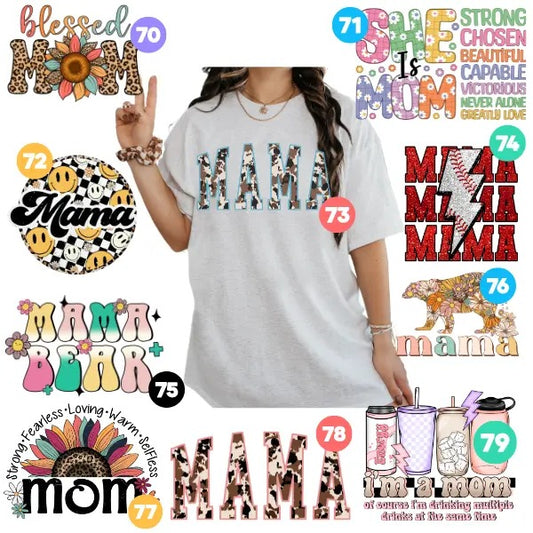 women Mom Designed Grey T-shirts Chose your Graphic Unisex fit plus size options tees cute