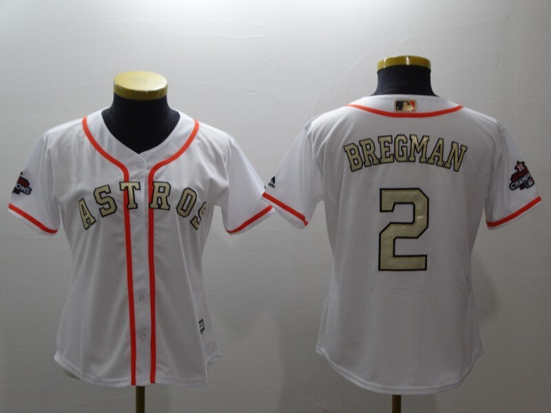 women Houston Astros #2 Alex Bregman Style 3