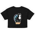Cat In A Box Women's Crop Tee