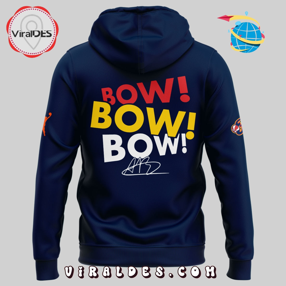 WSLAM Aliyah Boston Limited Edition Hoodie Blue