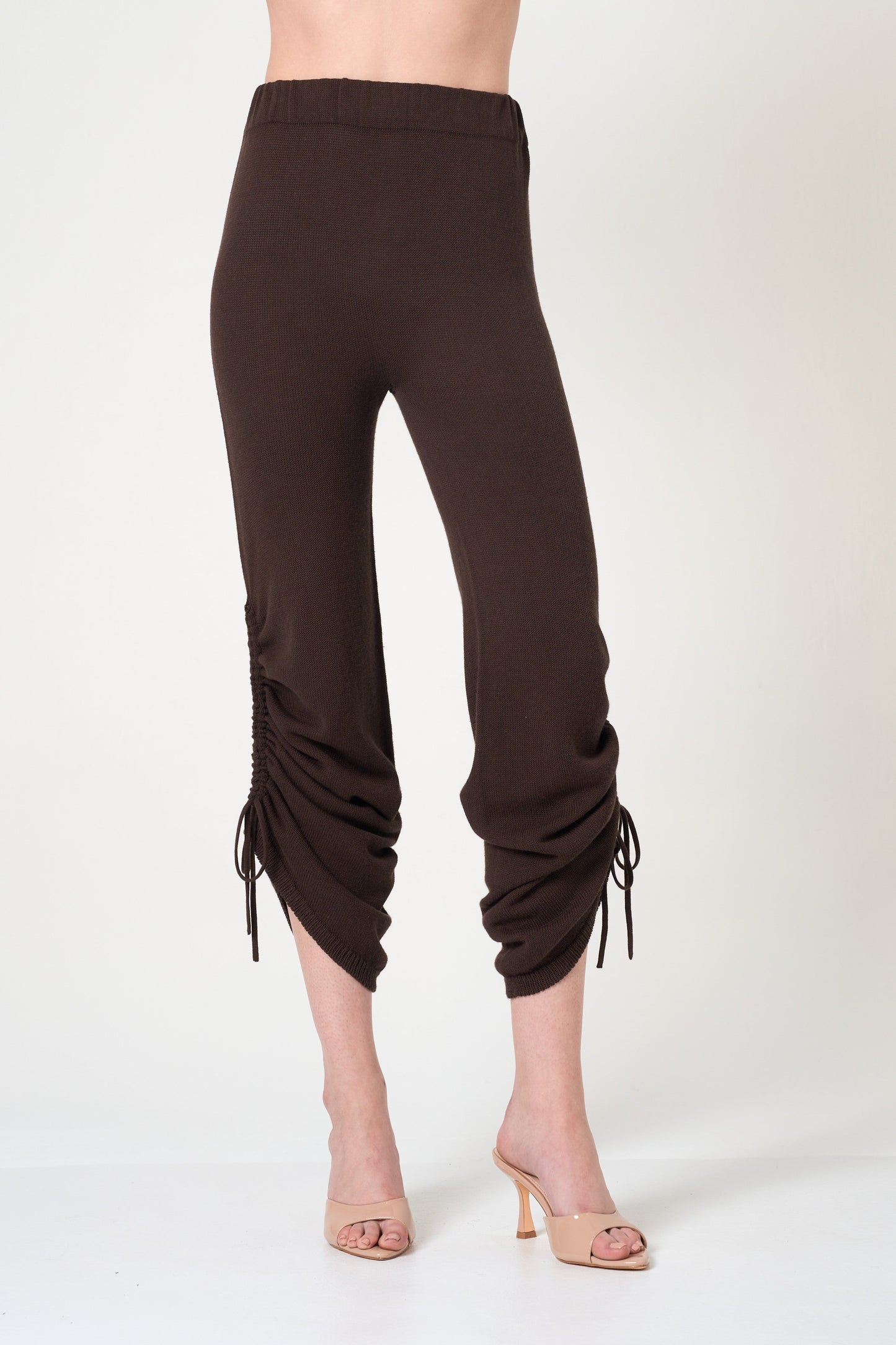 Flared Pants in Brown