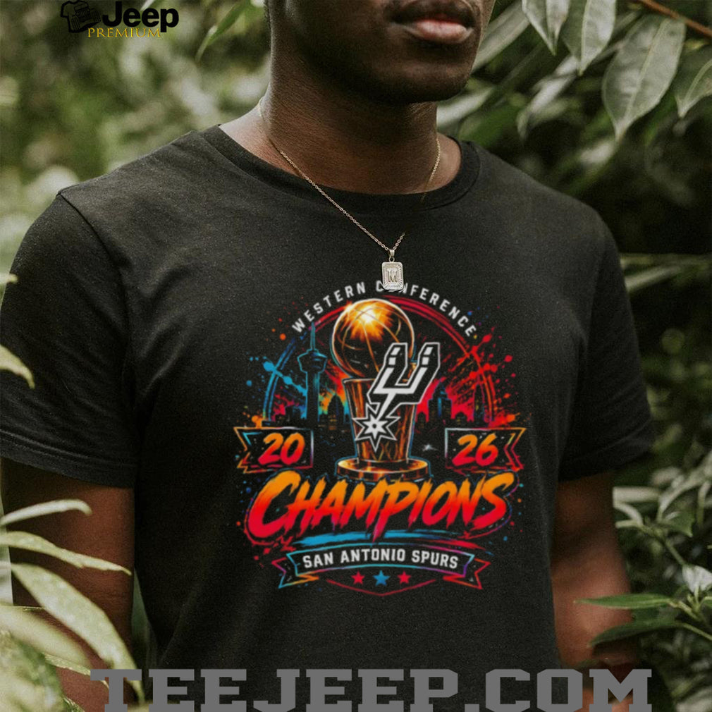 San Antonio Spurs Basketball Western Conference Champions 2026 Playoffs shirt
