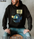 Be The Light In The Darkness Angler Fish Inspirational Graphic Shirt